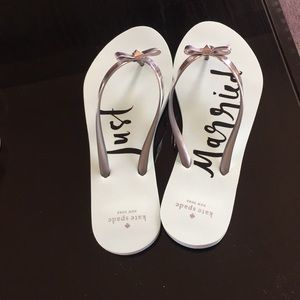 Kate Spade “Just Married” sandals